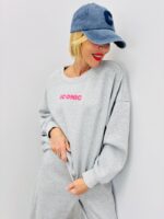 Sweat Oversize Gris “Iconic”