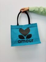Sac Cabas Esprit Bohème Cœur Graphique – Image 2