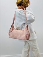 Sac À Main Suédine Multi-Poches Esprit Casual Chic – Image 3