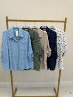 Chemise Grande Taille À Pois Esprit Estival – Image 4