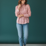 Chemise Fleurie À Col Victorien Esprit Romantique Chic