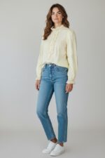 Chemise À Carreaux Col Victorien En Coton – Image 6