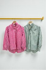 Chemise À Carreaux Col Victorien En Coton – Image 5