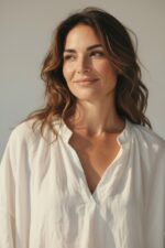 Blouse En Voile De Coton À Manches Amples – Image 2