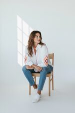 Chemise En Voile De Coton À Détails Brodés