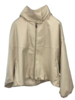 Veste À Capuche Smockée À La Taille – Image 3
