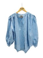 Chemise Rayée En Coton À Manches Bouffantes – Image 4