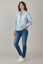 Chemise Vichy Brodée En Coton – Image 2