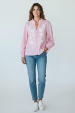 Chemise Vichy Brodée En Coton – Image 3