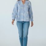 Chemise Rayée En Coton Brodée