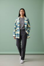 Veste Maille Rayée Esprit Casual Chic – Image 2