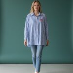 Chemise Rayée À Patch Brodé Esprit Parisien
