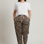 Pantalon Léopard Grande Taille – Esprit Wild & Détail Contrasté