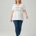 T-Shirt Grande Taille “Maman A Besoin De Champagne” – Esprit Chic & Fun