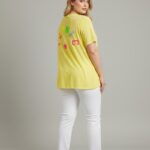 T-Shirt Grande Taille “Iconic” Dos Relief Multicolore – Esprit Pop & Casual