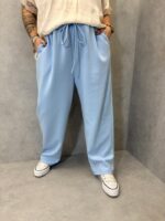 Pantalon Fluide Taille Élastiquée Pastel – Confort Chic Grande Taille – Image 6