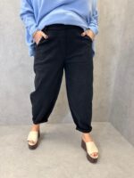 Pantalon Coupe Ballon Taille Élastiquée – Silhouette Moderne Grande Taille – Image 5